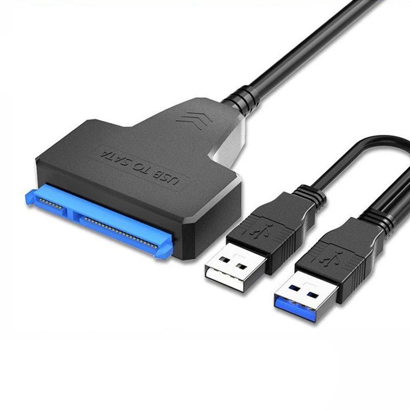 SATA-USB2.0 ̺ , ִ 6 Gbps, 7 + 15/22 ,  2.5 ġ  SSD HDD ϵ ̺, Sata III SATA 3